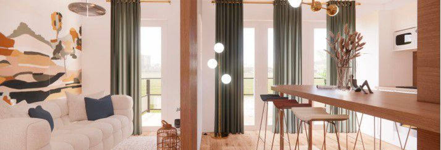 Appartement neuf T2, T3 Pièce 46 à 68 m² à vendre à Mérignac (33700)