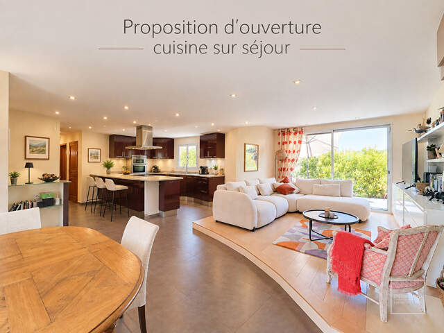 Dommartin - Maison non mitoyenne 5 pièces de 133 m² avec vue et sans vis à vis — photo du bien