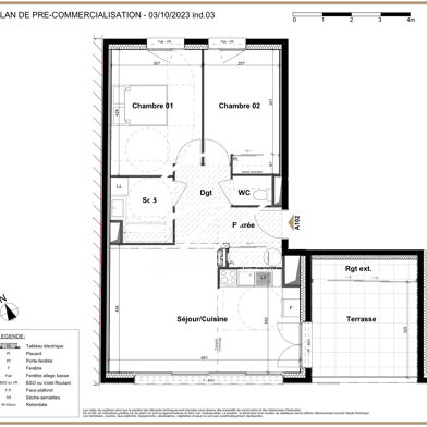 Appartement 3 pièces 335000 €