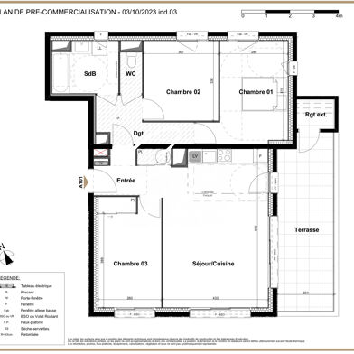 Appartement 4 pièces 428000 €