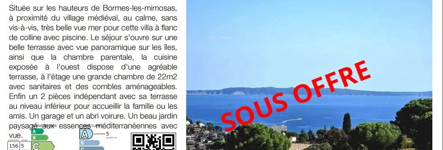 Maison 4 Pièces 125 m² à vendre à Bormes-les-Mimosas (83230)