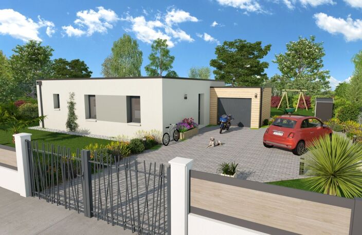 Projet de construction d'une maison 80 m² avec terrain à MIREBEAU (86) — photo 3