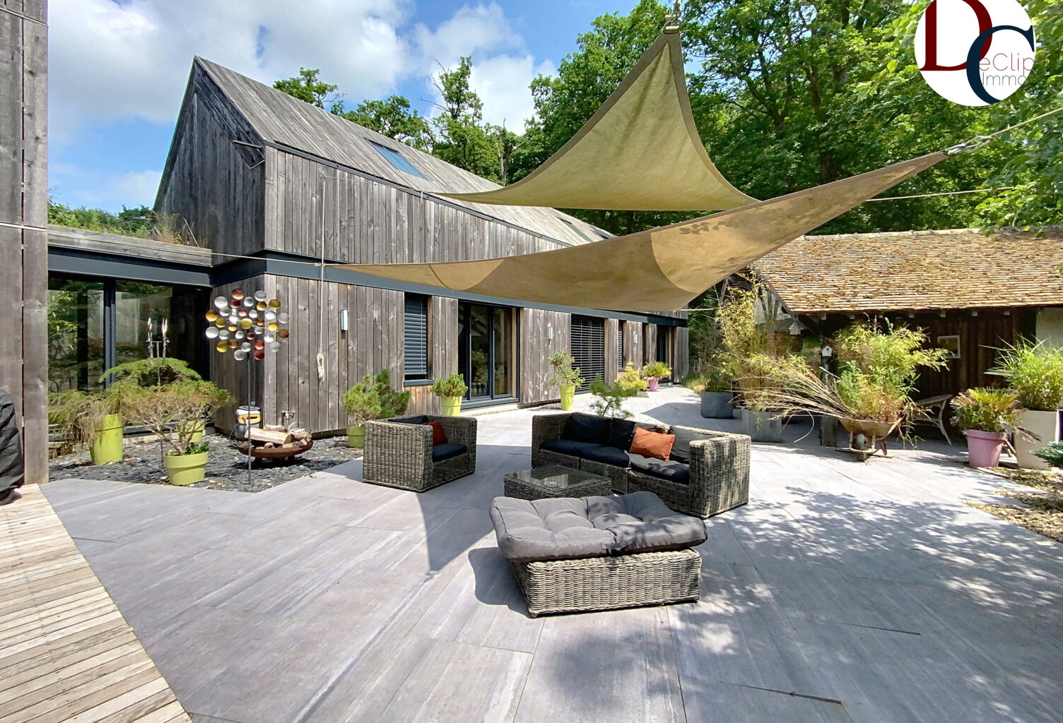 Maison d'Architecte d'Exception en Lisière de Forêt, Proche — photo 1