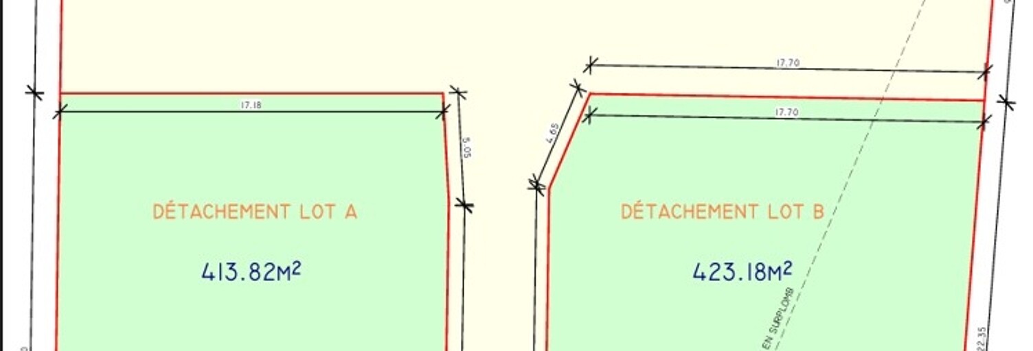 Terrain  720 m² à vendre à Montaut (64800)