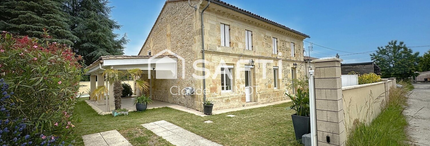 Maison 6 Pièces 186 m² à vendre à Saint-Yzan-de-Soudiac (33920)