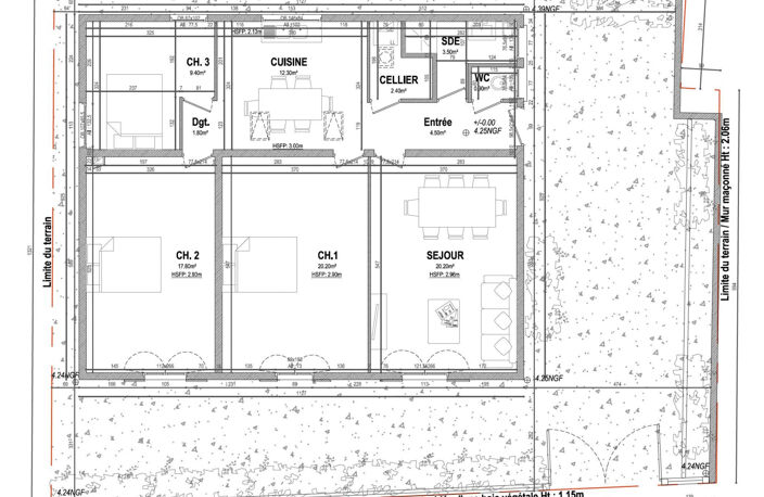 maison plain pied de 93 m2 — photo 4