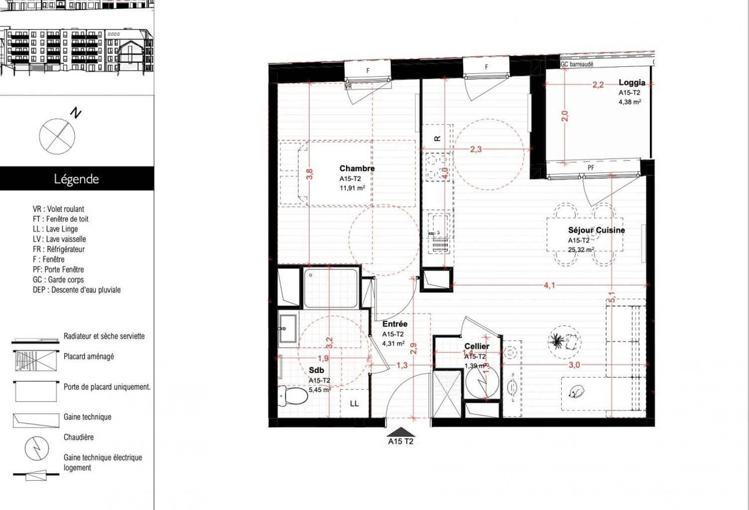 Vente Appartement 2 pièces — photo 1