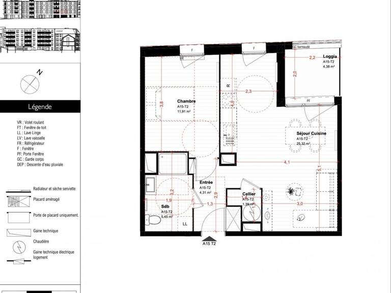 Vente Appartement 2 pièces — photo 1