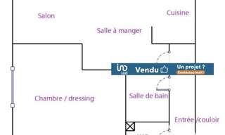 Appartement 3 Pièces 57 m² à vendre à Pantin (93500)