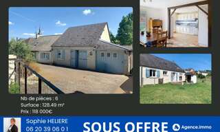 Maison 6 Pièces 128 m² à vendre à Saint-Germain-d'Arcé (72800)