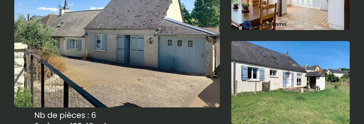 Maison 6 Pièces 128 m² à vendre à Saint-Germain-d'Arcé (72800)
