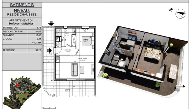 Appartement 2 pièces  à vendre Porticcio 20166