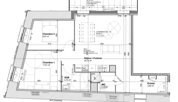Appartement 3 pièces  à vendre Saint-Jean-de-Luz 64500