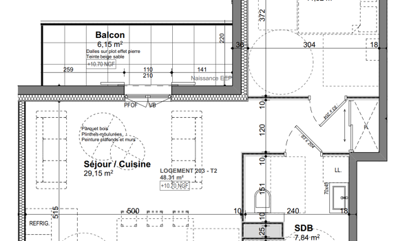 Appartement 2 pièces  à vendre Saint-Jean-de-Luz 64500