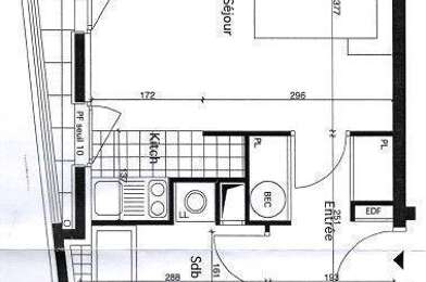 Appartement 1 pièces 1077 €