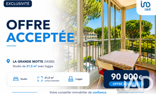 Appartement 1 Pièce 21 m² à vendre à La Grande-Motte (34280)