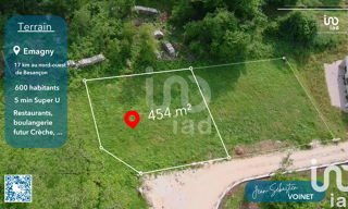 Terrain  454 m² à vendre à Émagny (25170)