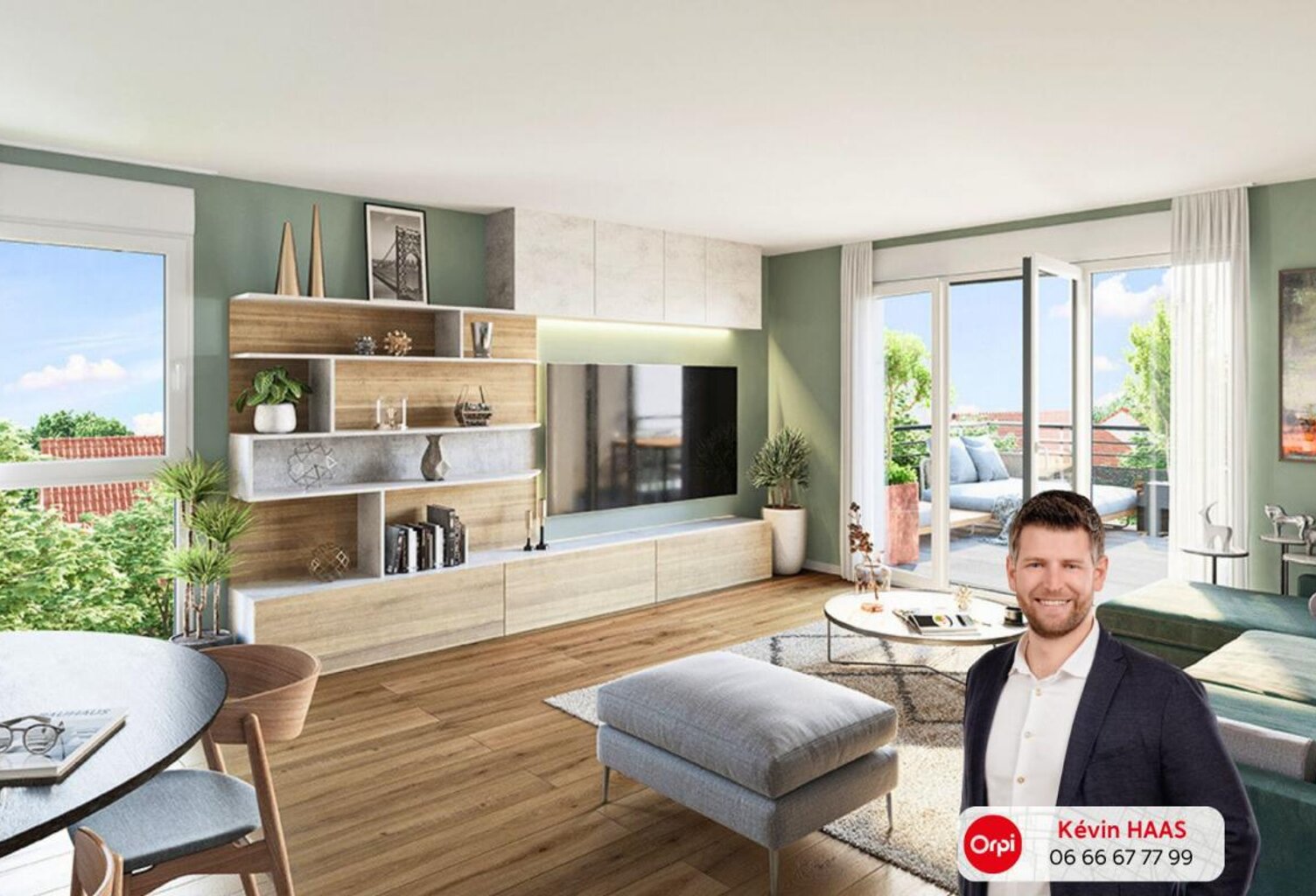 Maizières-lès-Metz - T4 - 3 chambres - Terrasse de 18m² et 3 parkings extérieurs — photo 1