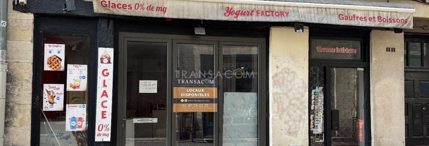 Commerce  41 m² à louer à Tours (37000)