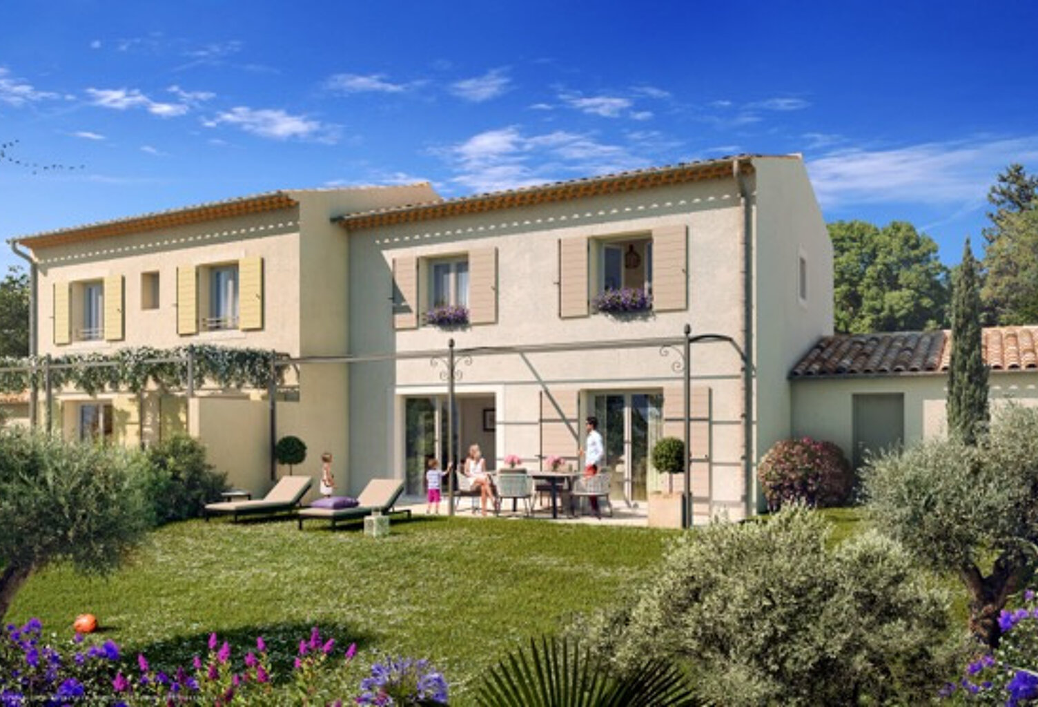 Villa T4 neuve. Vente VEFA. — photo 1