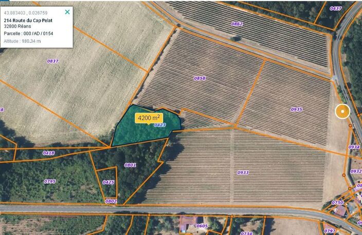 Parcelles de vignes bio et terrain boisé 6.89 hectares dans le — photo 2