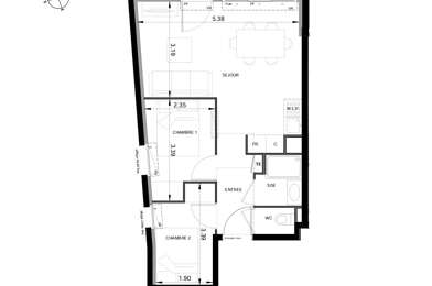 Appartement 3 pièces 345000 €