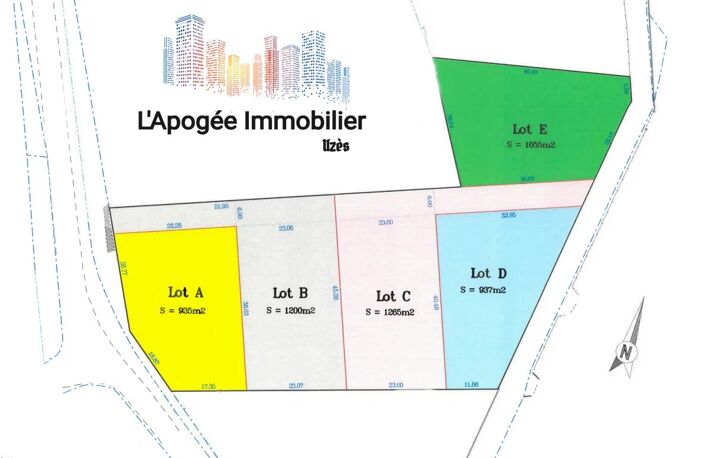 Terrain à bâtir 1055m² — photo 3