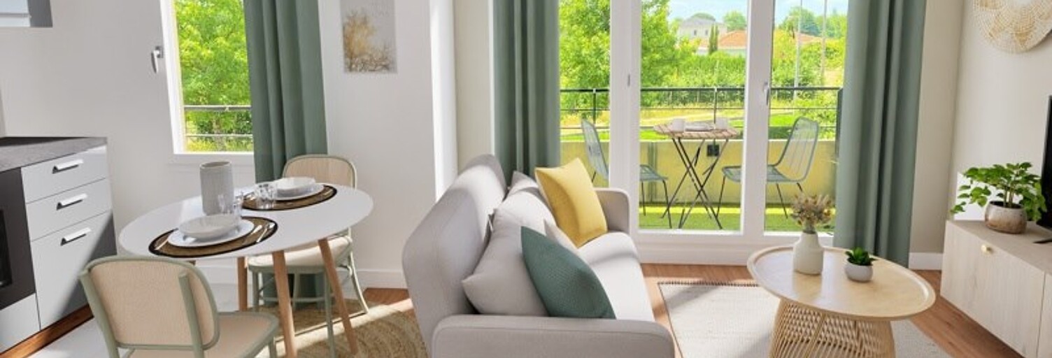 Appartement 2 Pièces 47 m² à vendre à Libourne (33500)