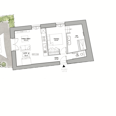 Appartement 1 pièces 163000 €