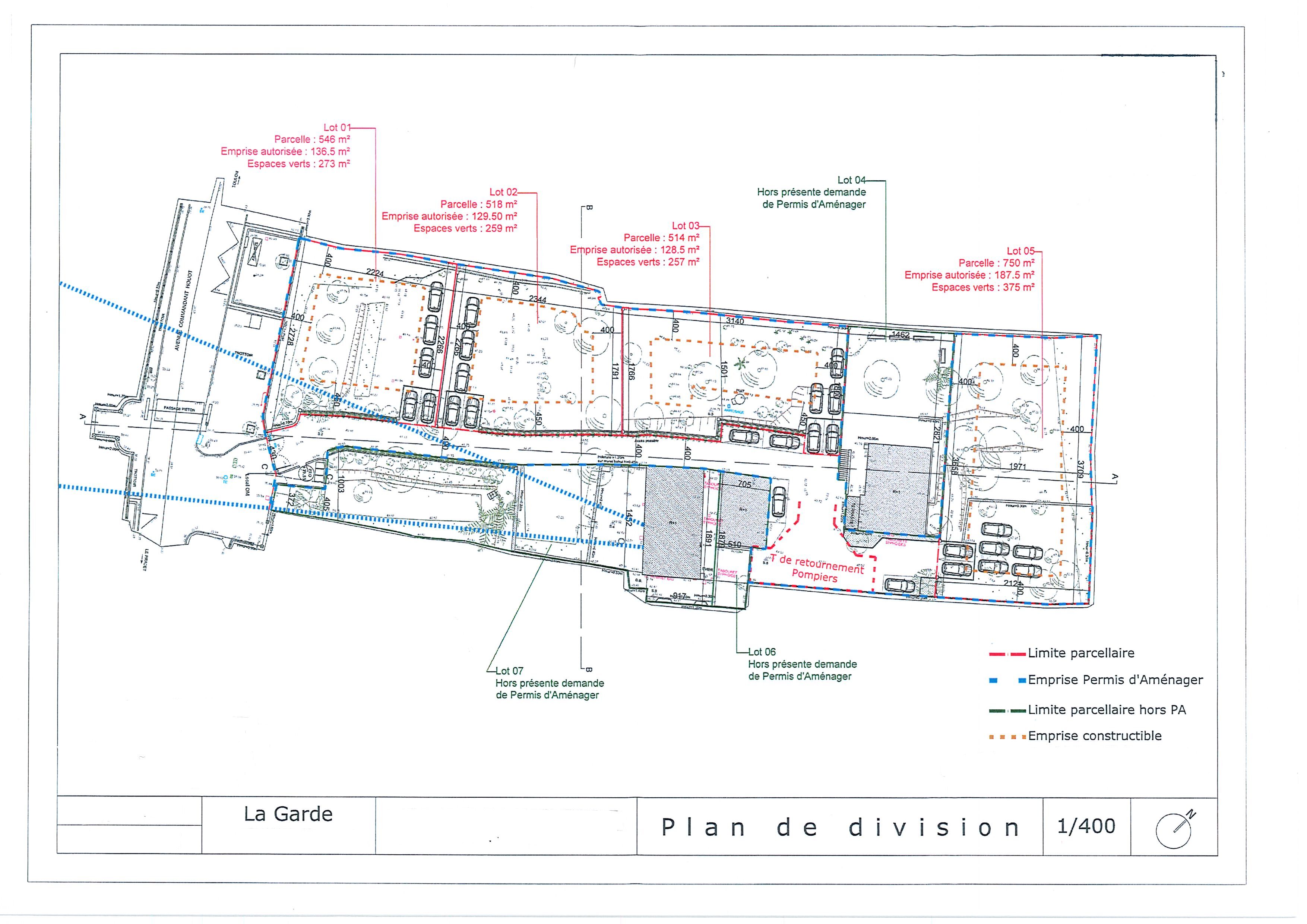Terrain  à vendre Garde (La) 83130