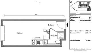 Appartement 1 Pièce 20 m² à vendre à Quint-Fonsegrives (31130)