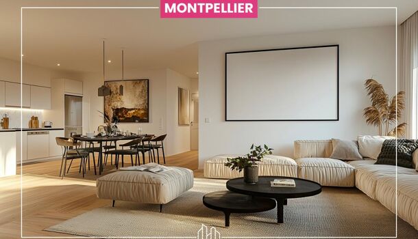Appartement 3 pièces  à vendre Montpellier 34000