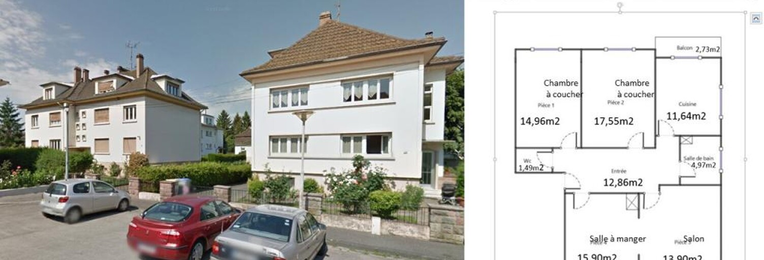 Appartement 4 Pièces 93 m² à louer à Strasbourg (67000)