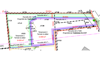 Terrain  505 m² à vendre à Saint-Victor-de-Cessieu (38110)