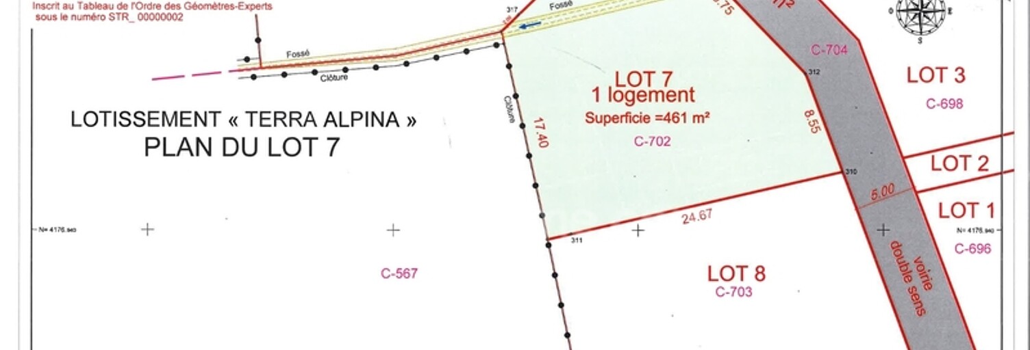 Terrain  461 m² à vendre à Aubessagne (05800)
