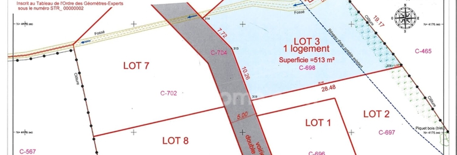 Terrain  513 m² à vendre à Aubessagne (05800)