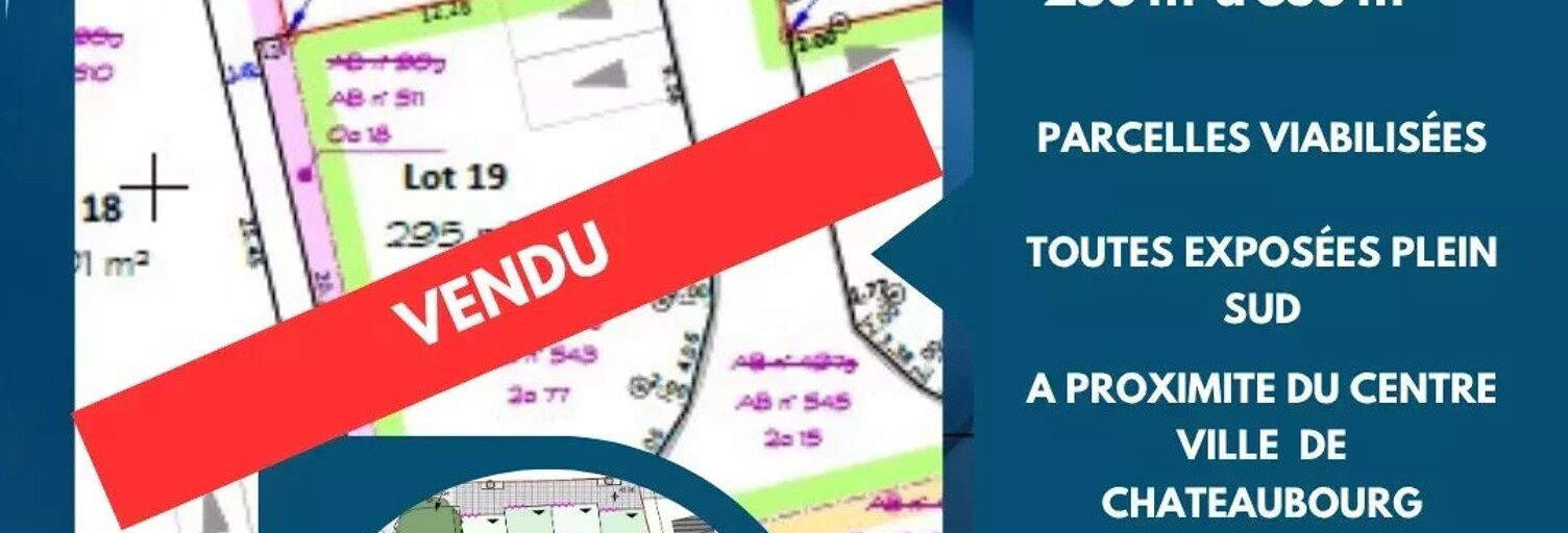 Terrain  388 m² à vendre à Châteaubourg (35220)