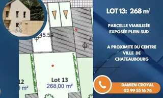 Terrain  268 m² à vendre à Châteaubourg (35220)