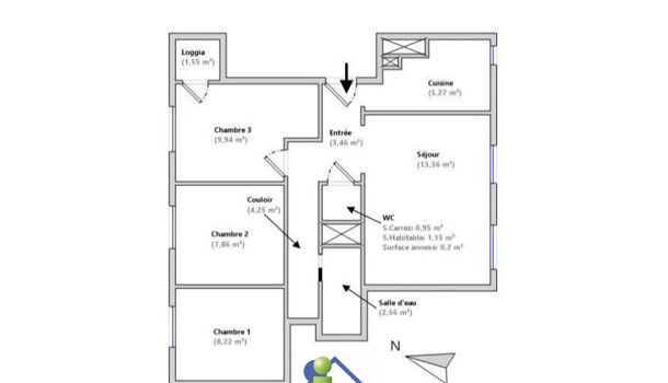 Appartement 4 pièces  à vendre Marseille 9eme 13009