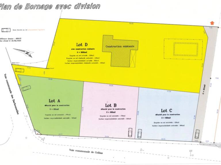 Terrain constructible Saint-Siffret — photo 1