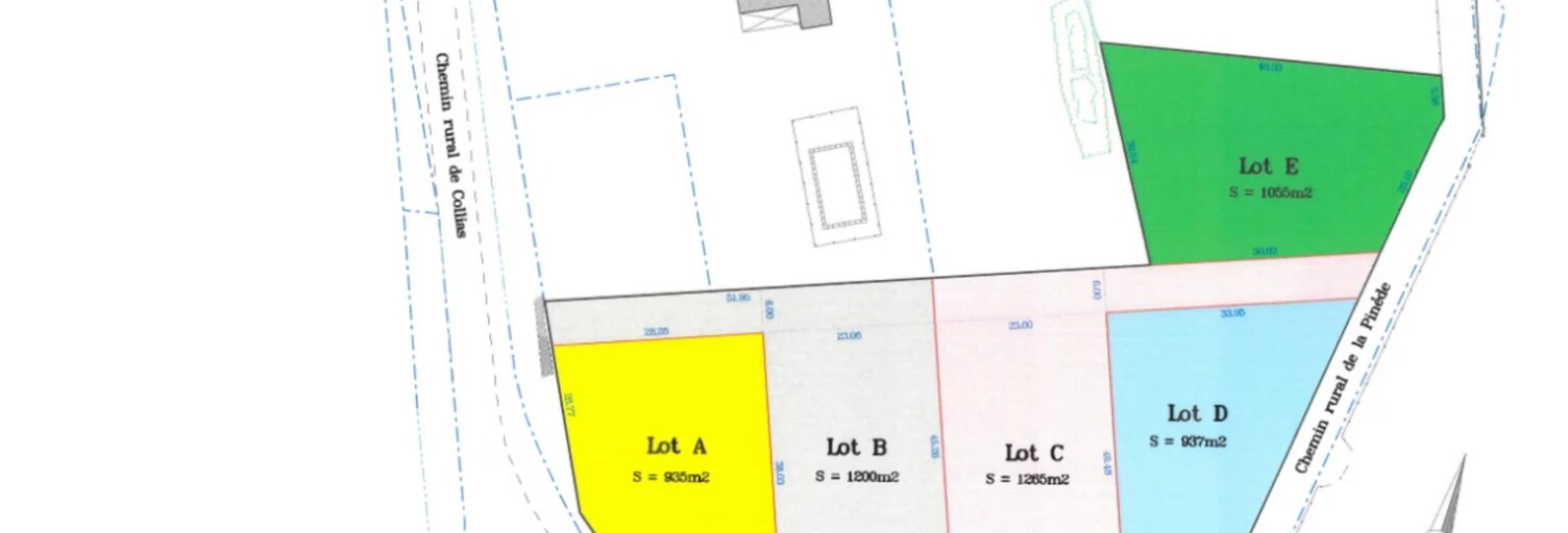 Terrain  937 m² à vendre à Saint-Siffret (30700)