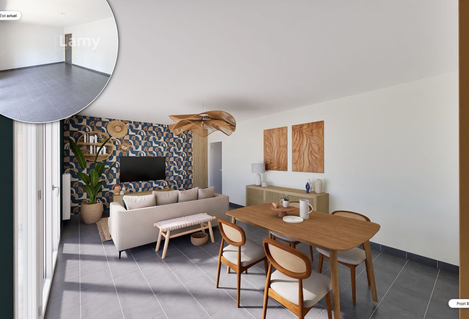 Appartement type T3 Bayonne avec terrasse — photo 1