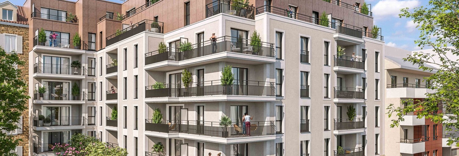 Appartement neuf T1, T2, T3, T4 Pièce 32 à 79 m² à vendre à Juvisy-sur-Orge (91260)
