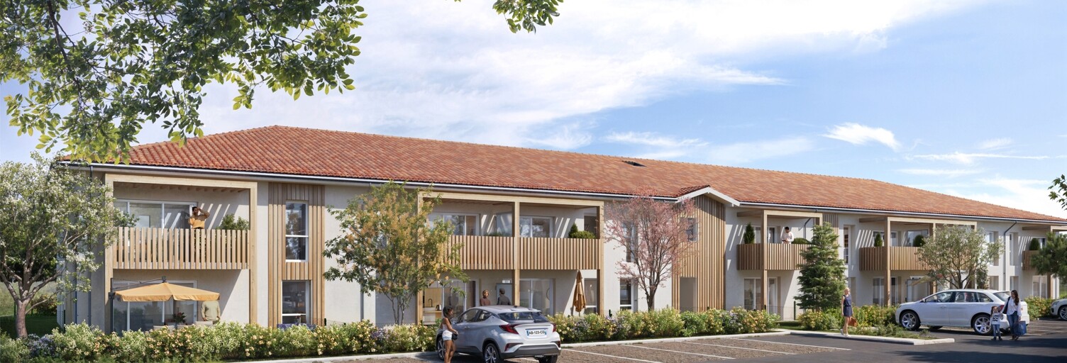 Appartement neuf T1, T2, T3 Pièce 35 à 66 m² à vendre à Aureilhan (40200)
