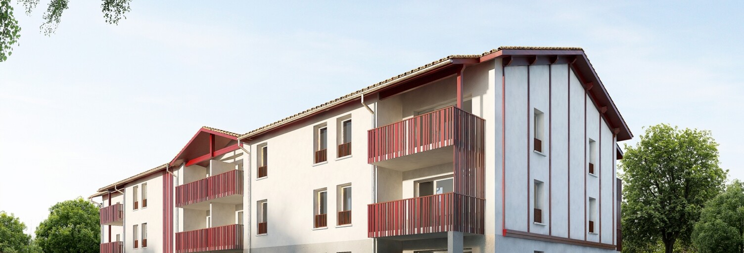 Appartement neuf T1, T3, T4 Pièce 33 à 73 m² à vendre à Saint-Palais (64120)