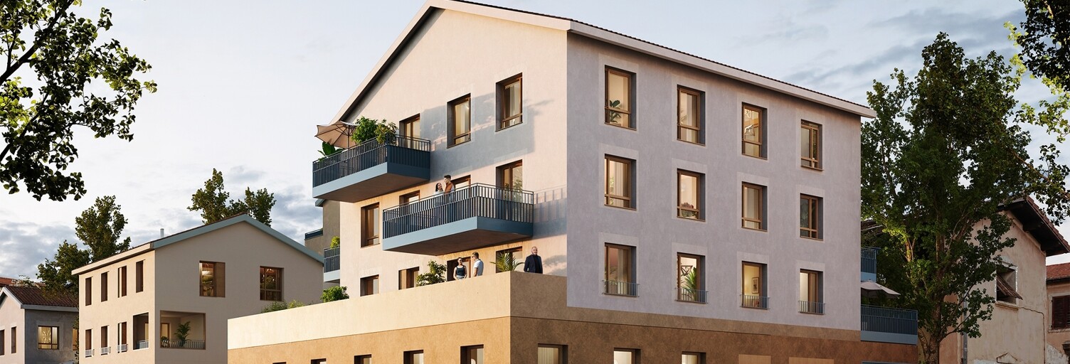 Appartement neuf T2, T3, T4, T5 Pièce 39 à 99 m² à vendre à Fontaines-sur-Saône (69270)