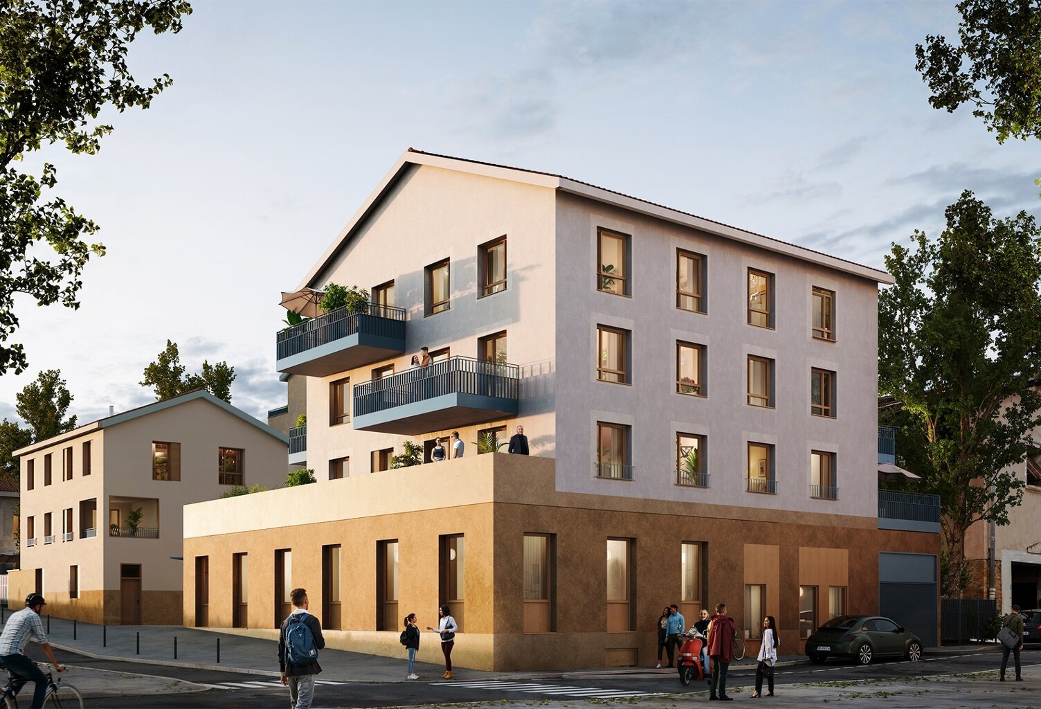 Vente programme neuf T2, T3, T4, T5 44 à 99 m² Fontaines-sur-Saône (69270) — photo 1