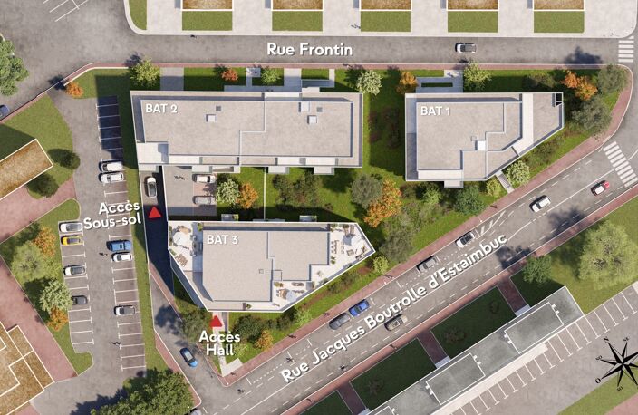 Vente programme neuf T2, T3 40 à 69 m² Mont-Saint-Aignan (76130) — photo 4