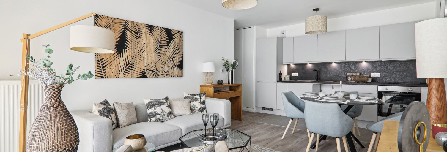 Appartement neuf T1, T3 Pièce 28 à 65 m² à vendre à Villeneuve-la-Garenne (92390)