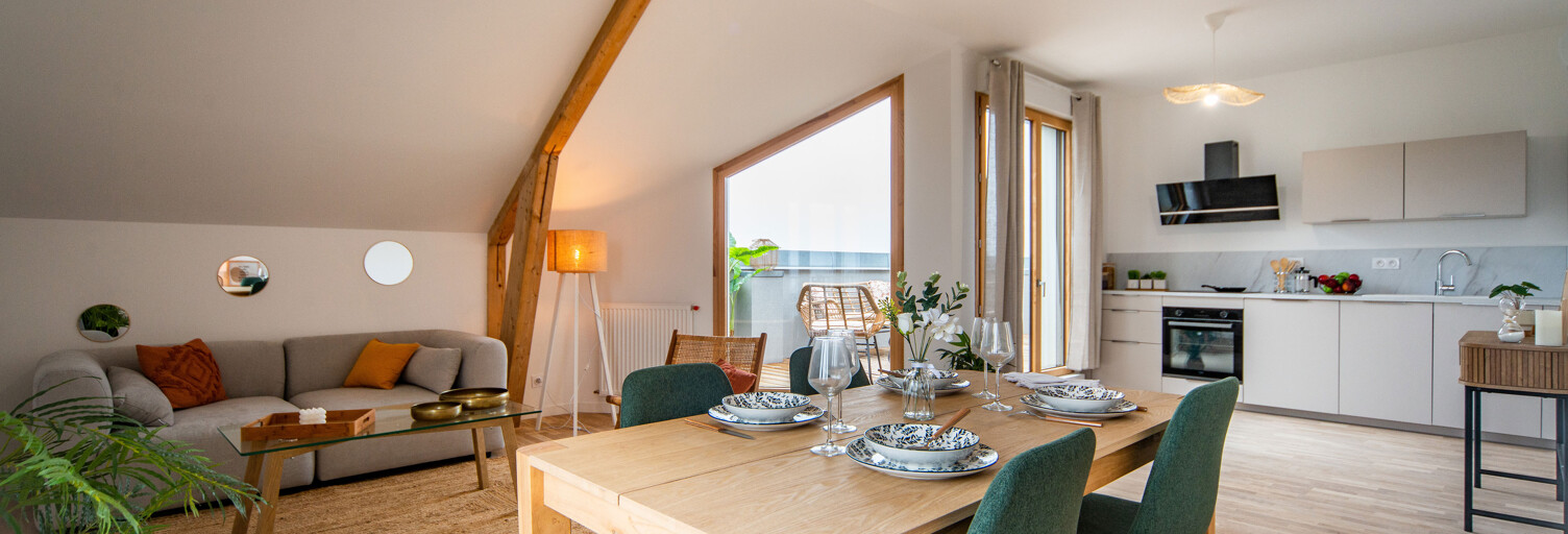 Appartement neuf T3, T4 Pièce 65 à 83 m² à vendre à La Riche (37520)